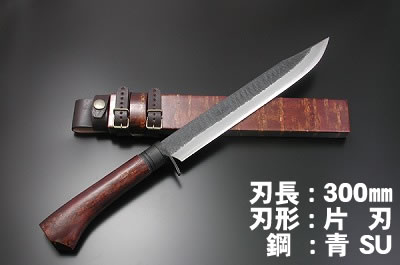 土佐剣鉈桜片刃青 SU300