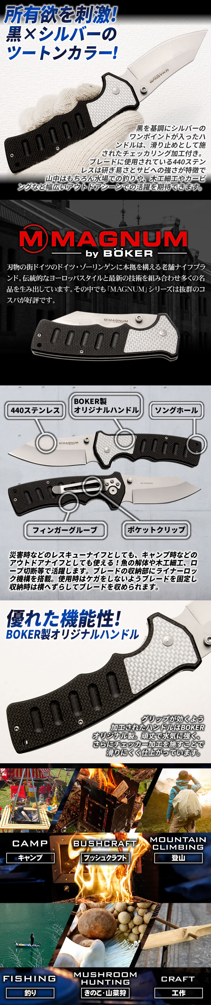 Boker Magnum ポケットナイフ【TK0322】